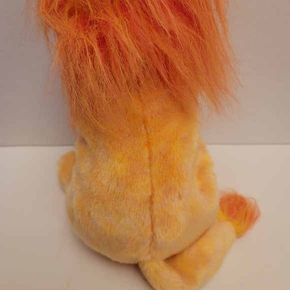 Ty Beanie Babies (2000) "Bushy" the Lion. Set of 2. Small has tag protector. EUC - Picture 6 of 14